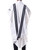 Lightweight Nonslip Wool Tallit - Black Stripes