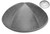 Grey Raw Silk Kippah with Clip