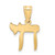14K Yellow Gold Chai Pendant