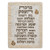 Business Blessing Wall Hanging - Hebrew - Jerusalem Stone Design