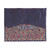 Blue Raw Silk Challah Cover with Pomegranate Design