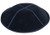 Blue Leather Kippah