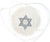 Baby Kippah with Ties and Star of David