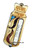 CAR MEZUZAH WITH TRAVELER PRAYER SCROLL IN HEBREW