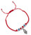Red String Kabbalah Bracelet with Hamsa and Evil Eyes