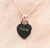 925 Sterling Silver AHAVA Heart Necklace