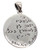 925 Sterling Silver Star of David Pendant with Traveler's Prayer