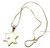 GOLD PLATED STAR OF MAGEN DAVID NECKLACE