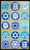 150 ISRAELI FLAG & DAVID STAR & MENORAH STICKERS