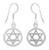 Sterling Silver STAR OF MAGEN DAVID EARRINGS