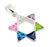 Silver Star of David with Cubic Zirconia Diamonds
