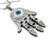 Evil Eye Protection Hand Necklace