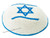 KIPPAH WITH FLAG OF ISRAEL