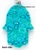Thousand Flowers Turquoise Shema Israel Hamsa Necklace