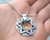 Star of David and Ana BeKoach Kabbalah Pendant with Gold Hamsa