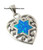 Jewish Star of Magen David in Heart Necklace