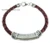 Shema Israel Kabbalah Red Bracelet - Leather, Silver, Gold