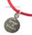 Kabbalah Red String Bracelet with Blessing Pendant