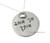 "I love you" in Hebrew and English Pendant
