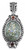 Sterling Silver and Ancient Roman Glass Pendant