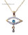 Gold Plated Evil Eye Necklace