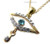 Gold Plated Evil Eye Necklace