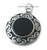 Black Onyx Pendant with Star of David & Blessings