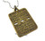 Israeli Army Dog Tag Necklace - Back