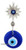 Glass Evil Eye Wall Hanging