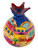 Paper Mache Pomegranate with Jerusalem Motif