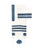 Embroidered Tallit Set with Blue Stripes