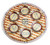 Passover Seder Plate Set - Matzah Design