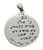 I Will Not Fear Any Evil Silver Pendant with Star of David