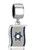Israeli and American Flags Charm for Bracelet