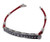 Silver & Red Leather Kabbalah Bracelet - Wealth & Abundance