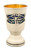 Sterling Silver Yeled Tov Cup - Blue Enamel 