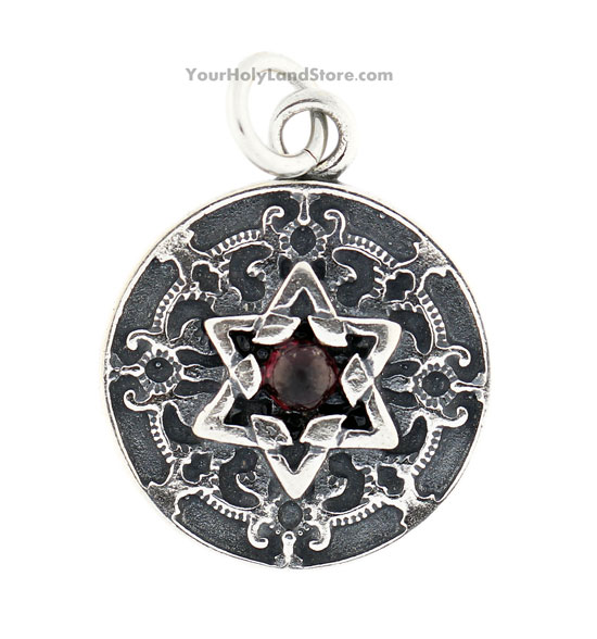 Sterling Silver Men's Bracelet with Star of David and Blessing - Your Holy  Land Store