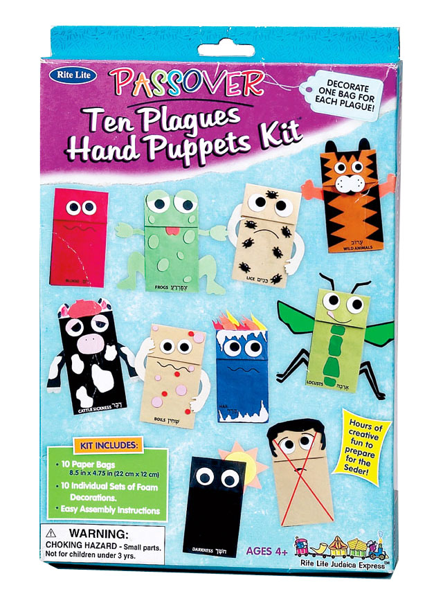 Passover 10 Plagues Puppet Kit - YourHolyLandStore