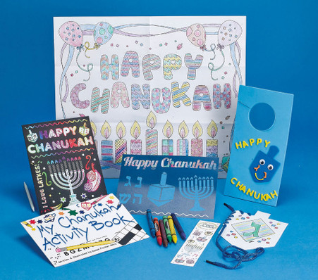 Chanukah Dreidel Magic Foil Craft Kit