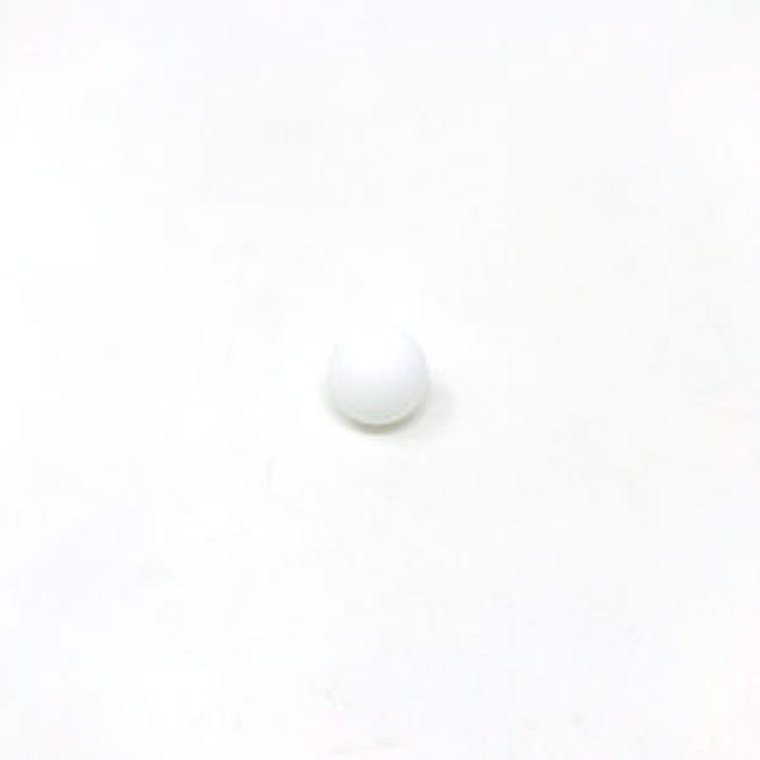 White Teflon Ball Solid, 1/2" DIA , PB-3439-T-34