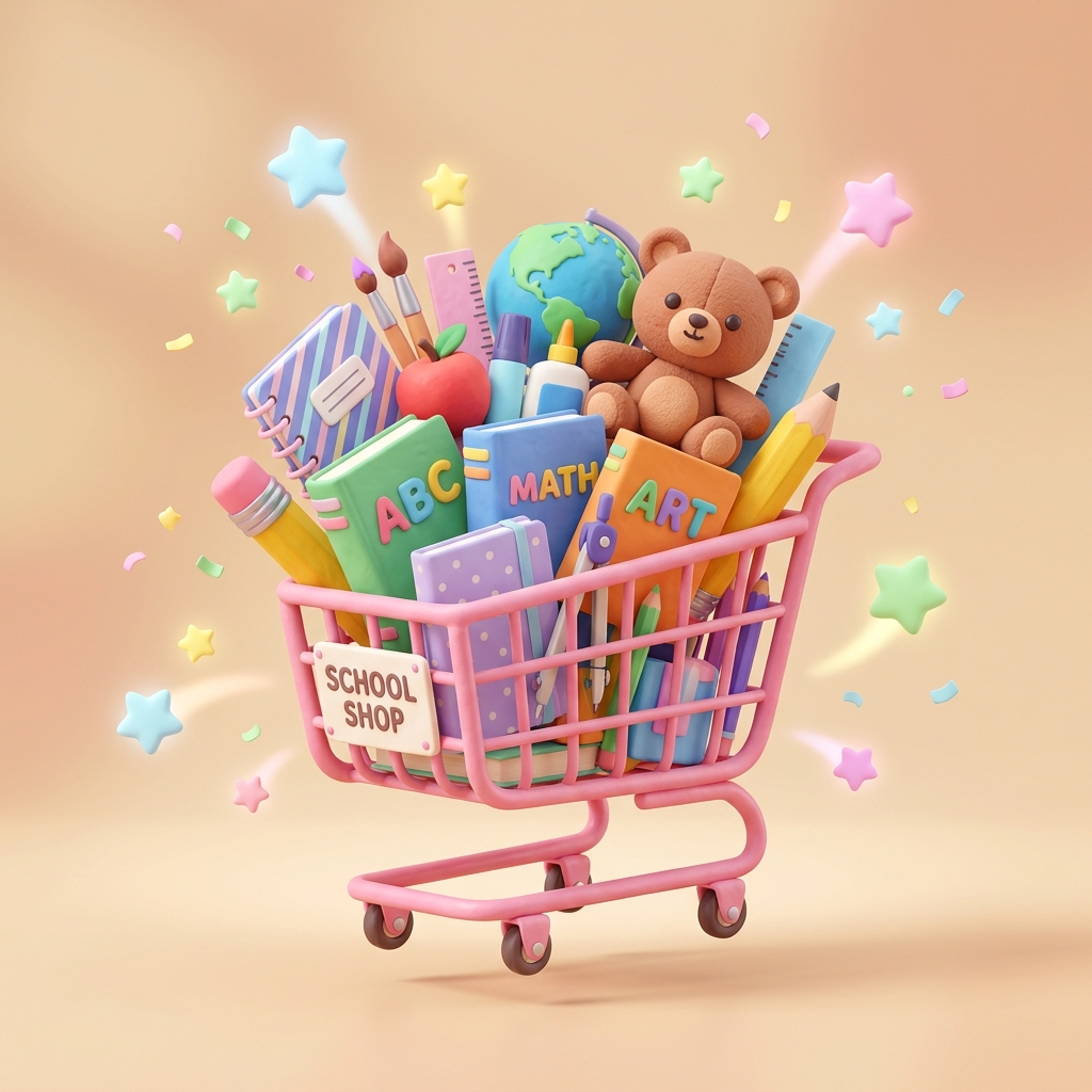 Teddy in Cart
