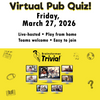 Brainstormer Trivia's Virtual Pub Quiz in Zoom, on Friday, March 27, 2026