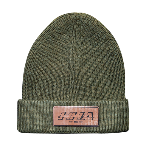 Green Knit HHA Beanie
