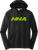 Black Logo Performance Hoodie