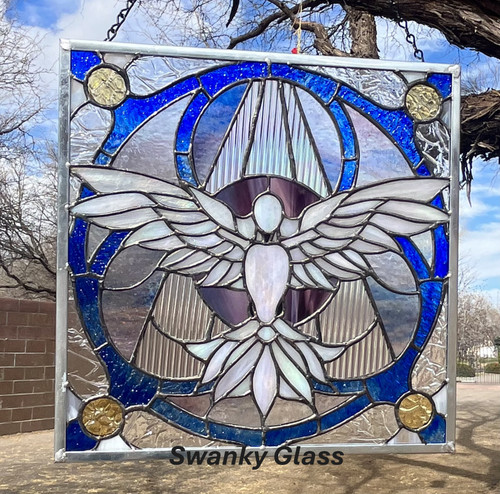 Stained Glass Dove of Peace