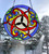 stained glass celtic swirl stained glass celtic swirl