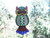 Stained Glass Mandala Owl Suncatcher