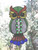 Stained Glass Mandala Owl Suncatcher Stained Glass Mandala Owl Suncatcher