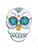 stained glass sugar skull suncatcher stained glass sugar skull suncatcher