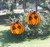 stained glass pumpkin suncatchers